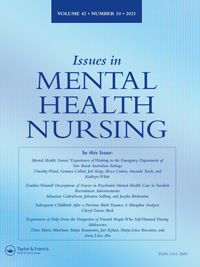 Cover image for Issues in Mental Health Nursing, Volume 42, Issue 10, 2021
