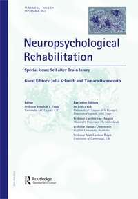Cover image for Neuropsychological Rehabilitation, Volume 32, Issue 8, 2022