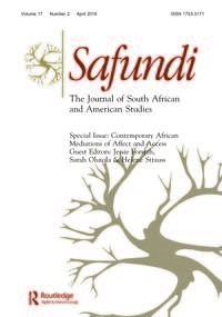 Cover image for Safundi, Volume 17, Issue 2, 2016