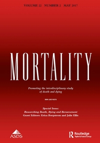 Cover image for Mortality, Volume 22, Issue 2, 2017