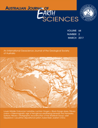 Cover image for Australian Journal of Earth Sciences, Volume 64, Issue 2, 2017