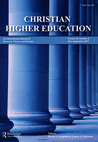 Cover image for Christian Higher Education, Volume 16, Issue 4, 2017