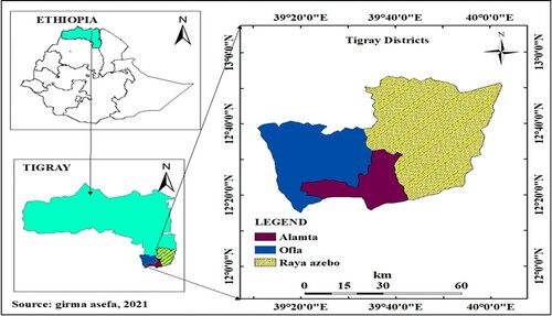 Figure 13. Tigray region in northern part Ethiopia's is located in a drought-prone environment