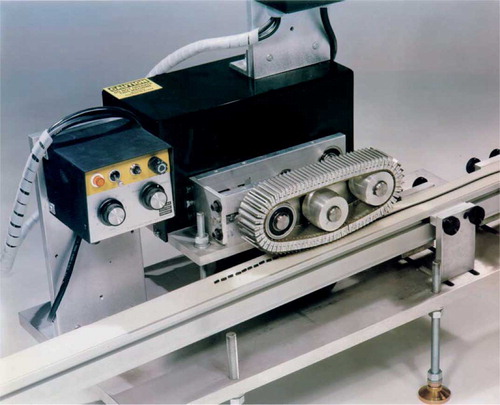 FIGURE 7. Illustration of a pelletizer used to chop rod shaped extrudates into pellets or granules. (Courtesy of Randcastle extrusion systems Inc., NJ).