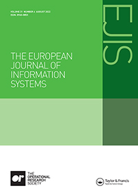 Cover image for European Journal of Information Systems, Volume 31, Issue 4, 2022