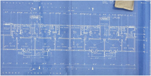 Figure 4. Original ground floor plan for Overend Design. Source: PROV, VA 508 Housing Commission of Victoria, VPRS 3157 Contract Documents, Architectural and Engineering, 29-689, 42 Ascot Vale St., Ascot Vale, 1945.