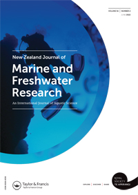 Cover image for New Zealand Journal of Marine and Freshwater Research, Volume 56, Issue 2, 2022