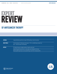Cover image for Expert Review of Anticancer Therapy, Volume 15, Issue 12, 2015