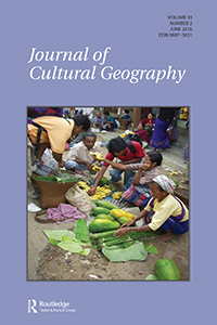 Cover image for Journal of Cultural Geography, Volume 33, Issue 2, 2016