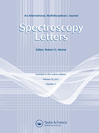 Cover image for Spectroscopy Letters, Volume 50, Issue 1, 2017