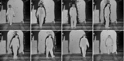 Figure 13. Sample frames of diamond walking that captures a range of different poses.