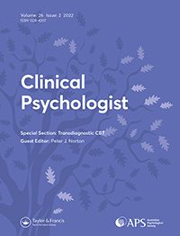 Cover image for Clinical Psychologist, Volume 26, Issue 2, 2022