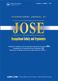 Cover image for International Journal of Occupational Safety and Ergonomics, Volume 29, Issue 1, 2023