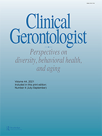 Cover image for Clinical Gerontologist, Volume 44, Issue 4, 2021