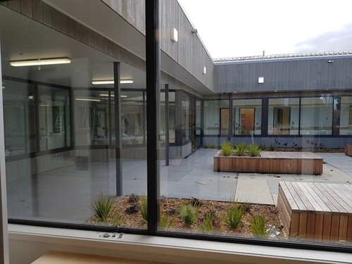 Figure 5. One of two internal courtyards in Unit D.