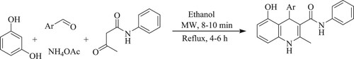 Scheme 5. Catalyst-free microwave-assisted method for synthesis of quinoline.