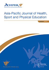 Cover image for Curriculum Studies in Health and Physical Education, Volume 8, Issue 2, 2017