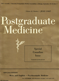 Cover image for Postgraduate Medicine, Volume 22, Issue 1, 1957