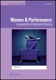 Cover image for Women & Performance: a journal of feminist theory, Volume 19, Issue 1, 2009