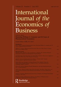 Cover image for International Journal of the Economics of Business, Volume 22, Issue 2, 2015