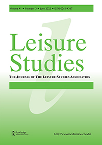 Cover image for Leisure Studies, Volume 41, Issue 3, 2022