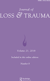 Cover image for Journal of Loss and Trauma, Volume 23, Issue 8, 2018