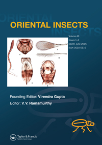 Cover image for Oriental Insects, Volume 49, Issue 1-2, 2015