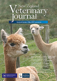 Cover image for New Zealand Veterinary Journal, Volume 64, Issue 3, 2016