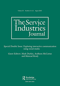 Cover image for The Service Industries Journal, Volume 35, Issue 11-12, 2015
