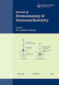 Cover image for Journal of Immunoassay and Immunochemistry, Volume 40, Issue 4, 2019