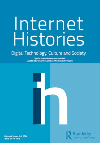 Cover image for Internet Histories, Volume 8, Issue 1-2, 2024