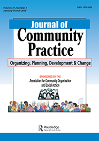 Cover image for Journal of Community Practice, Volume 27, Issue 1, 2019