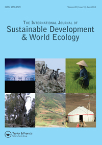 Cover image for International Journal of Sustainable Development & World Ecology, Volume 22, Issue 3, 2015