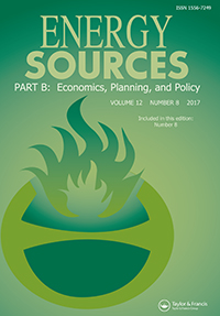 Cover image for Energy Sources, Part B: Economics, Planning, and Policy, Volume 12, Issue 8, 2017