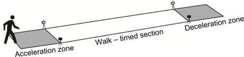 Figure 2 Gait speed measurement track.