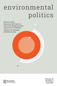 Cover image for Environmental Politics, Volume 31, Issue 5, 2022