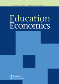 Cover image for Education Economics, Volume 31, Issue 5, 2023