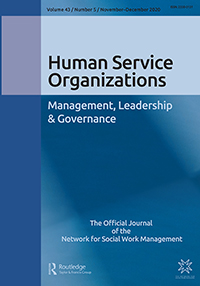 Cover image for Human Service Organizations: Management, Leadership & Governance, Volume 44, Issue 5, 2020