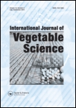 Cover image for International Journal of Vegetable Science, Volume 21, Issue 1, 2015