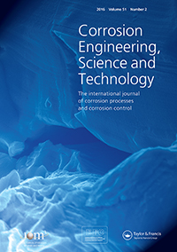 Cover image for Corrosion Engineering, Science and Technology, Volume 51, Issue 2, 2016