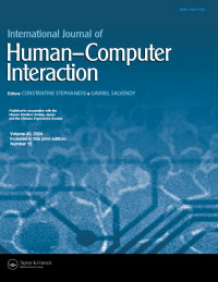 Cover image for International Journal of Human–Computer Interaction, Volume 40, Issue 15, 2024