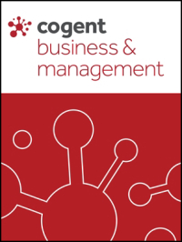 Cover image for Cogent Business & Management, Volume 5, Issue 1, 2018