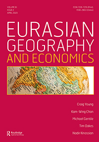 Cover image for Eurasian Geography and Economics, Volume 61, Issue 2, 2020