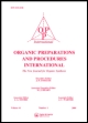 Cover image for Organic Preparations and Procedures International, Volume 13, Issue 6, 1981