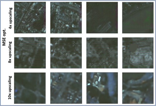 Figure 7. Examples of super-resolution images obtained by minimizing MSE loss.