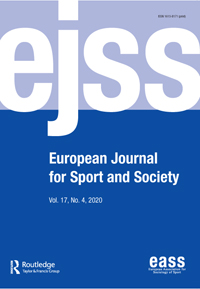 Cover image for European Journal for Sport and Society, Volume 17, Issue 4, 2020