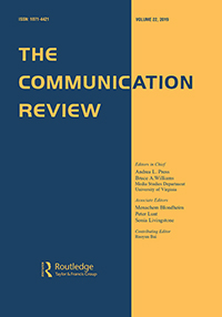 Cover image for The Communication Review, Volume 22, Issue 1, 2019