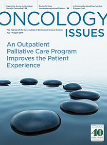 Cover image for Oncology Issues, Volume 29, Issue 4, 2014