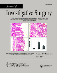 Cover image for Journal of Investigative Surgery, Volume 29, Issue 3, 2016