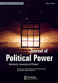 Cover image for Journal of Political Power, Volume 14, Issue 3, 2021
